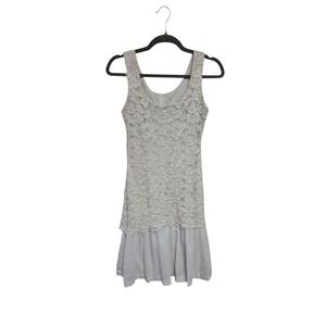 Casual Corner Lace‎ Overlay Dress Sleeveless Party Cocktail Dress Size 6